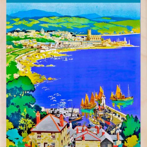 Penzance Cornwall Postcard From The Wooden Postcard Company