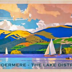 Windermere The Lake District Postcard From The Wooden Postcard Company