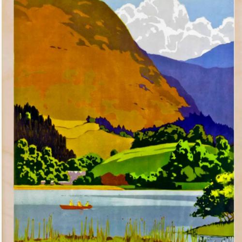 Grassmere The Lake District Postcard From The Wooden Postcard Company