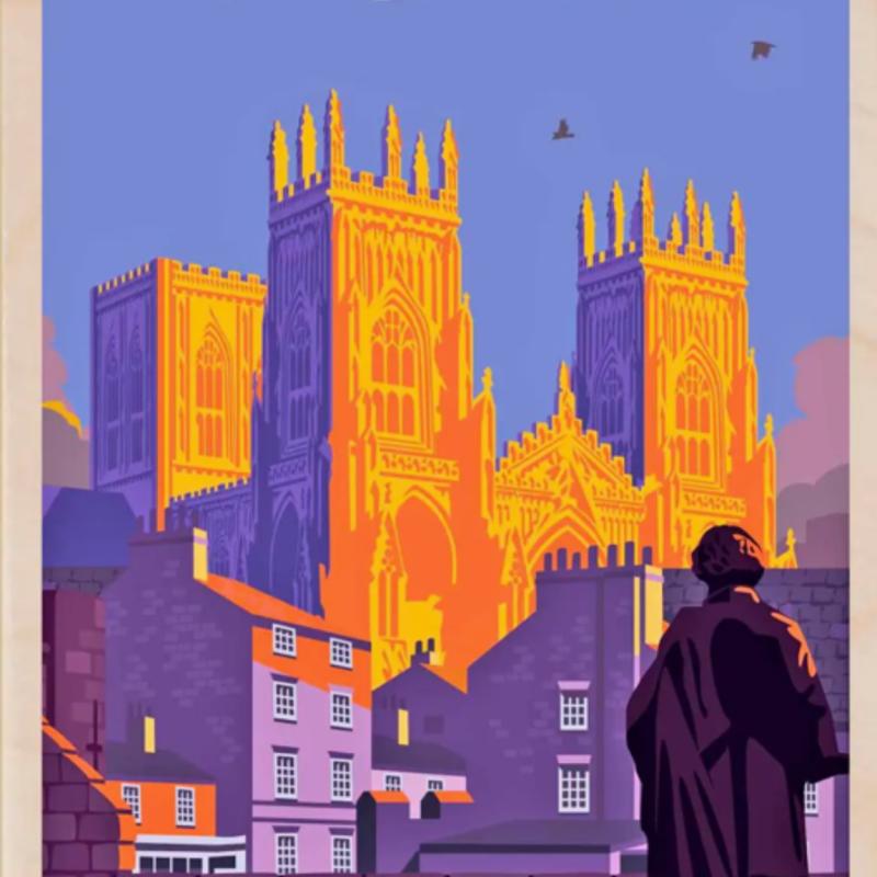York Cathedral Of St Peter Postcard From The Wooden Postcard Company