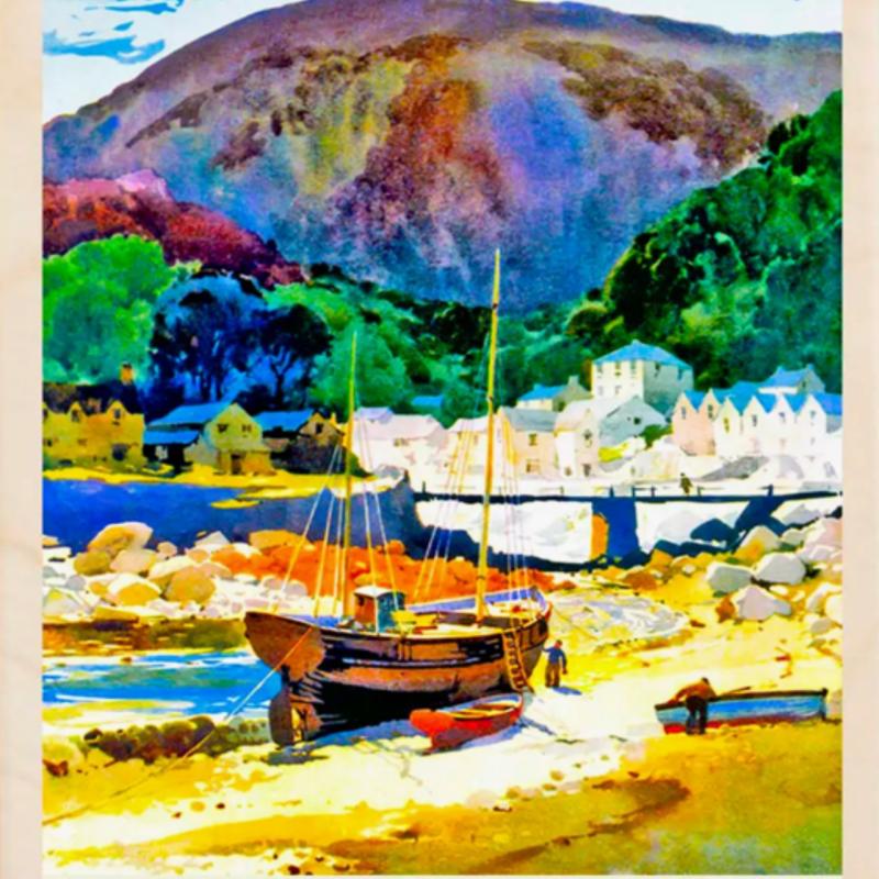 Devon Travel By Rail British Rail Postcard From The Wooden Postcard Company