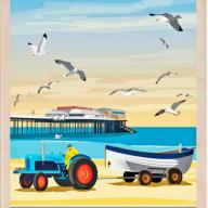 Cromer Pier Postcard From The Wooden Postcard Company