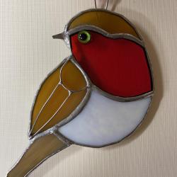 Stained Glass Robin