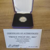 TGBCH Prince Philip 1921-2021 with display case + COA