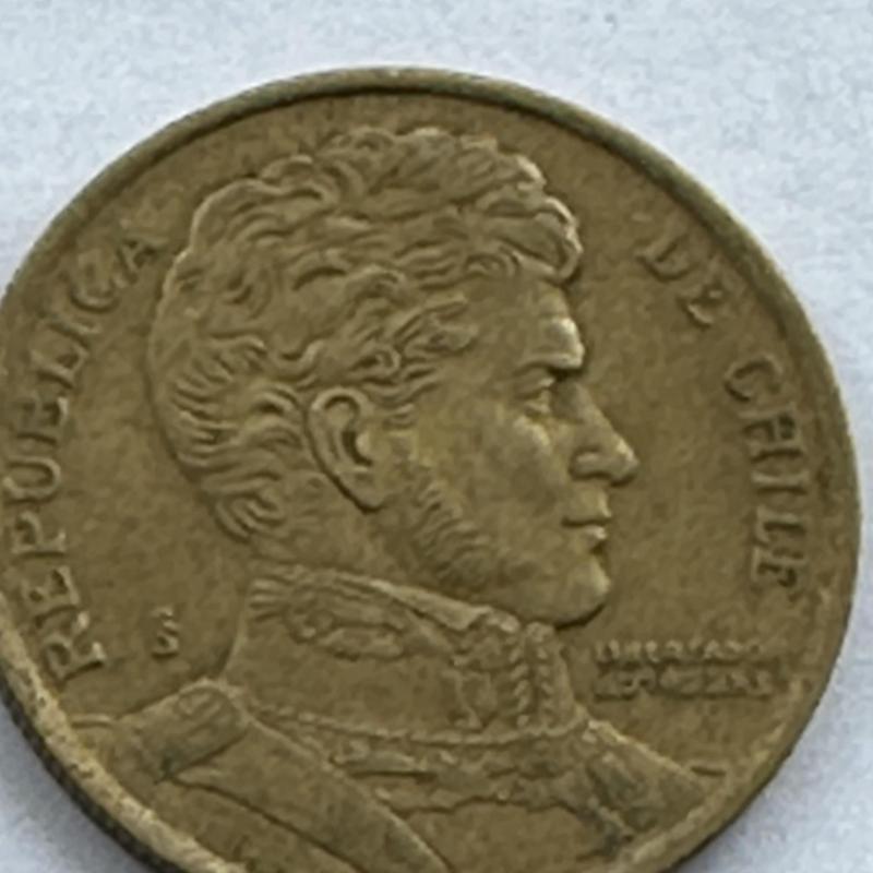 1994 10 Ten Pesos Chile Portrait Of Bernado O Higgins