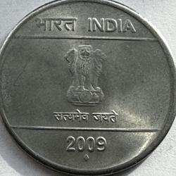 India 2008 One 1 Rupee Ashoka Lion