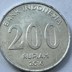 Indonesia 2016 200 Rupiah