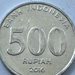 Indonesia 2016 500 Rupiah Jasmin Flower