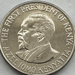 Kenya 2010 1s One Shilling Coin Bust of Mzee Jomo Kenyatta facing left