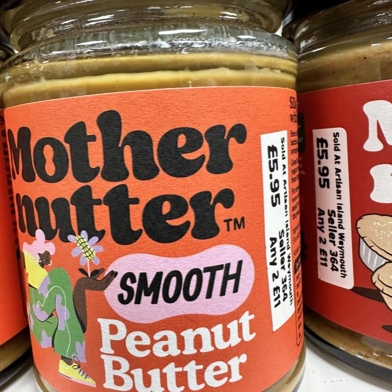 6x MotherNutter Smooth Plain Peanut Butter Includes Postage