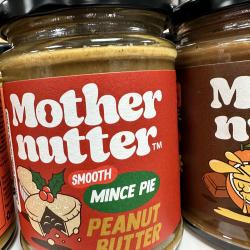 6x MotherNutter Smooth Mince Pie Peanut Butter Includes Postage
