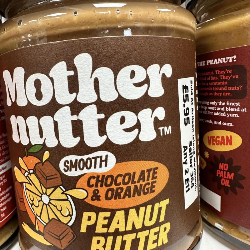 6x MotherNutter Smooth Chocolate Orange Peanut Butter Includes Postage