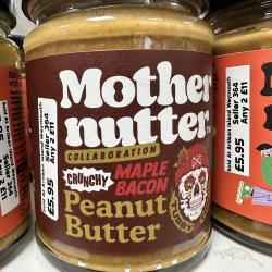 6x MotherNutter Crunchy Maple Bacon Peanut Butter Includes Postage