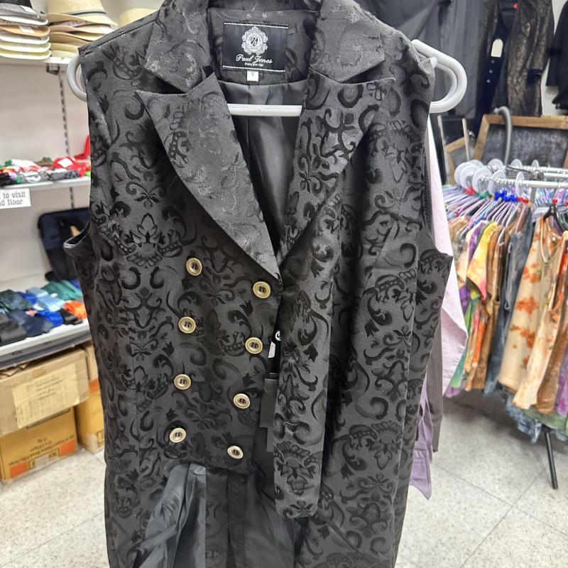 Black Dinner Evening or Wedding Waistcoat Size Small shelf 286