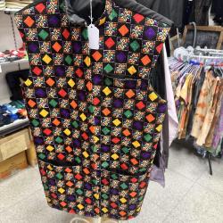 Male Waistcoat (2) Size Medium Hand Embroidery Vintage shelf 286