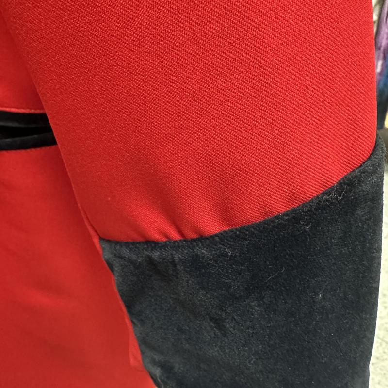 Men’s Teddy Boy Drape Jacket Red Size UK Chest 42-44 Large shelf 286