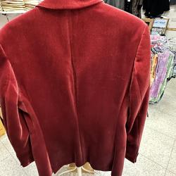 Men’s Velvet Tuxedo Jacket Red Size UK Chest 40 Medium shelf 286