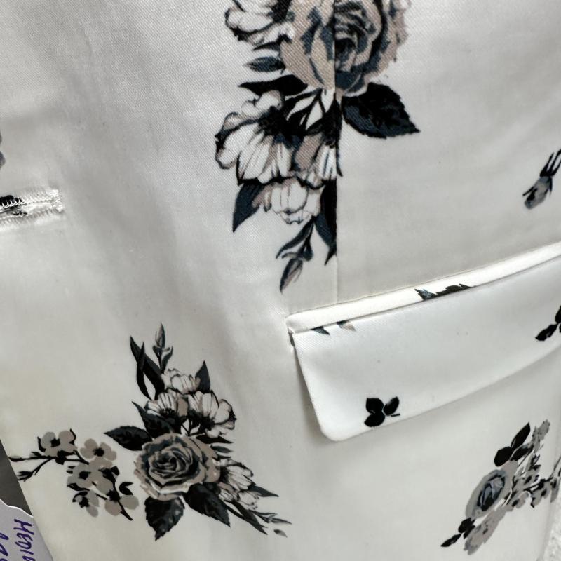 Men’s White Floral Jacket Size UK Chest 38 Small-Medium shelf 286