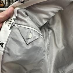 Men’s White Floral Jacket Size UK Chest 38 Small-Medium shelf 286