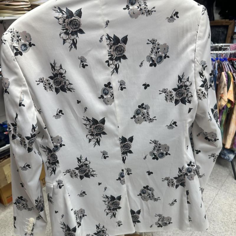 Men’s White Floral Jacket Size UK Chest 38 Small-Medium shelf 286