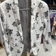 Men’s White Floral Jacket Size UK Chest 38 Small-Medium shelf 286