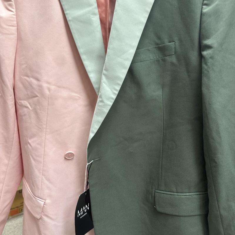 Men’s Green & Pink Jacket Size UK Chest 40 Medium shelf 286