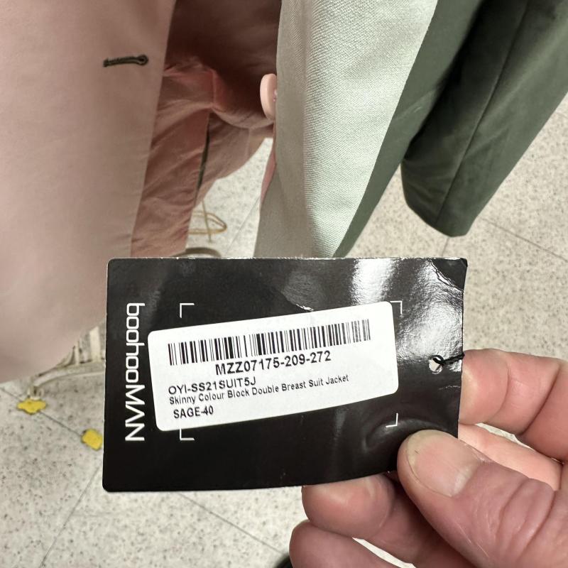 Men’s Green & Pink Jacket Size UK Chest 40 Medium shelf 286