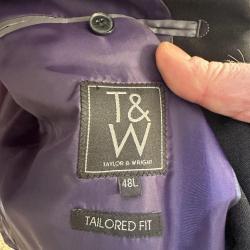 Men’s Black Tuxedo Jacket Size UK Chest 48 X Large shelf 286