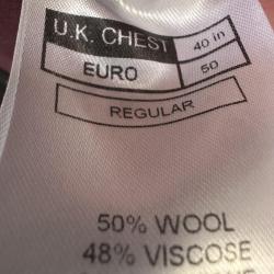 Men’s Ben Sherman Purple 2 Pce Suit Size UK Chest 40 Medium shelf 286