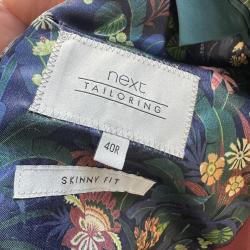 Mens Next Tailored 2 pace Suit Featured Lining Size UK Chest 40 Medium shelf 286