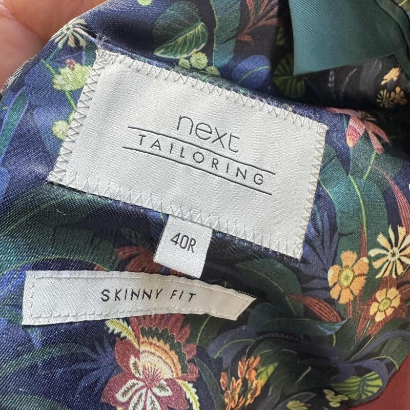 Mens Next Tailored 2 pace Suit Featured Lining Size UK Chest 40 Medium shelf 286