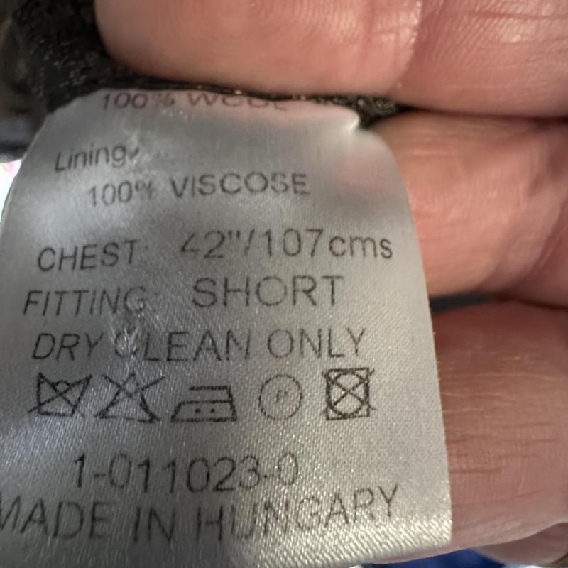 Mens Vitaris Barberis Canonito Tuxedo Paisley Lining Size UK Chest 42 Medium shelf 286