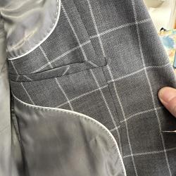 Mens Barutti Check Blazer Size UK Chest 40 Medium shelf 286