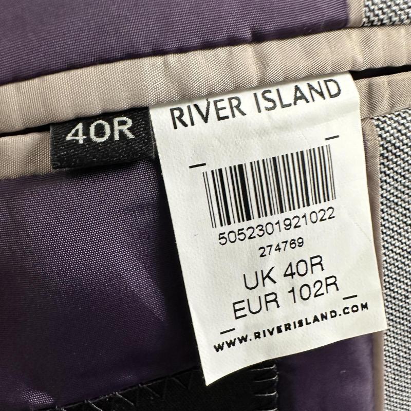 Mens River Island Blazer Purple Lining Size UK Chest 40 Medium shelf 286