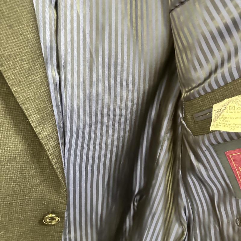 Mens M&S Luxury Blazer Purple Lining Size UK Chest 44 Medium shelf 286