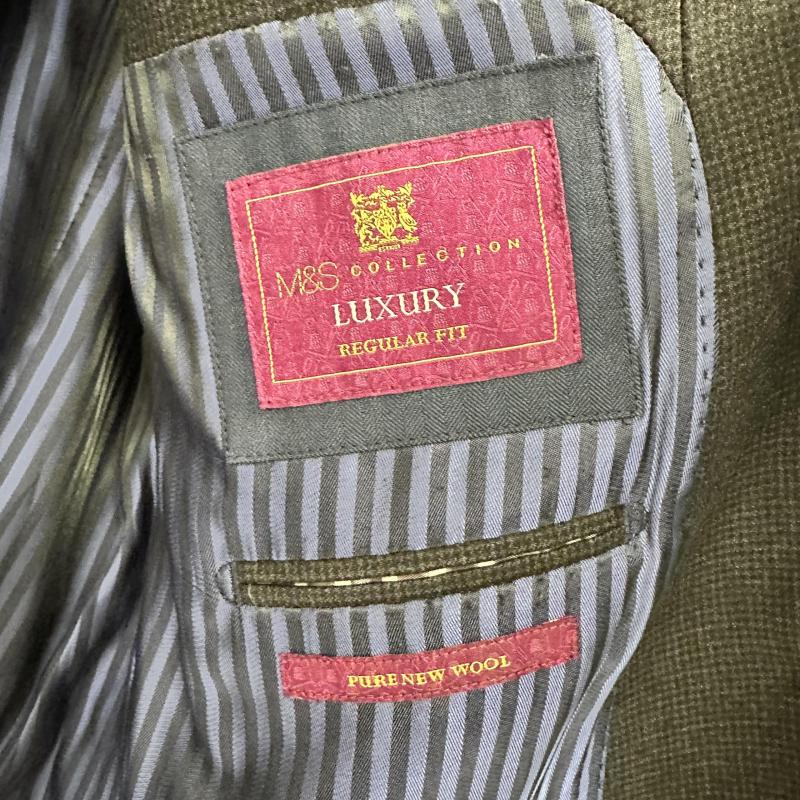 Mens M&S Luxury Blazer Purple Lining Size UK Chest 44 Medium shelf 286