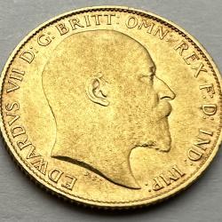 1906 Gold Half Sovereign