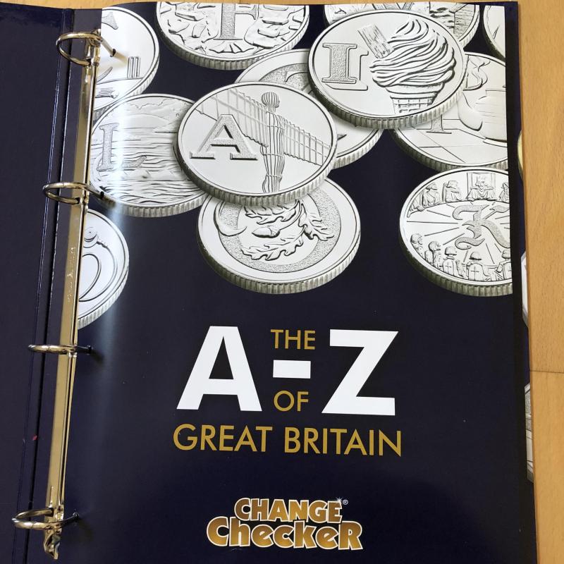 2018 Royal Mint 10p A-Z Uncirculated Coins plus Completer Medallion - in Folder