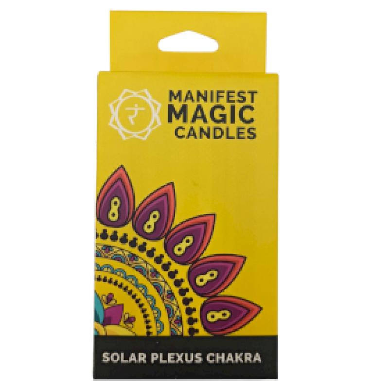 Manifest Magic Candles-Yellow-pack of 12.