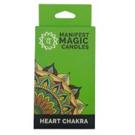 Manifest Magic Candles-Green-pack of 12.