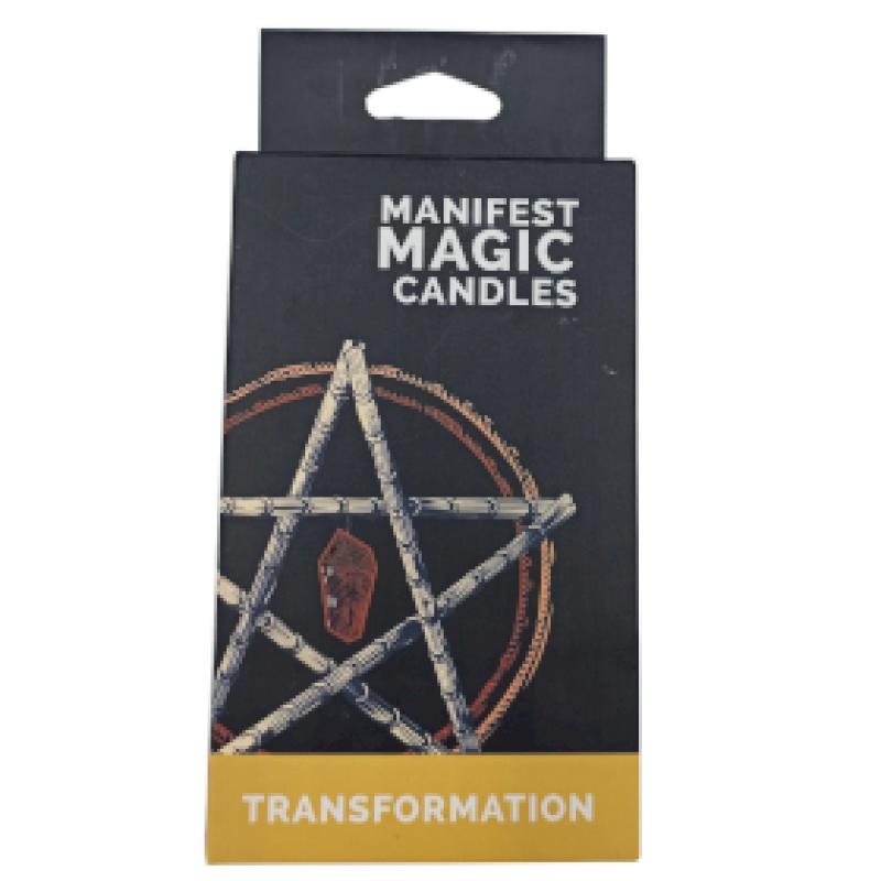 Manifest Magic Candles-Black-pack of 12.