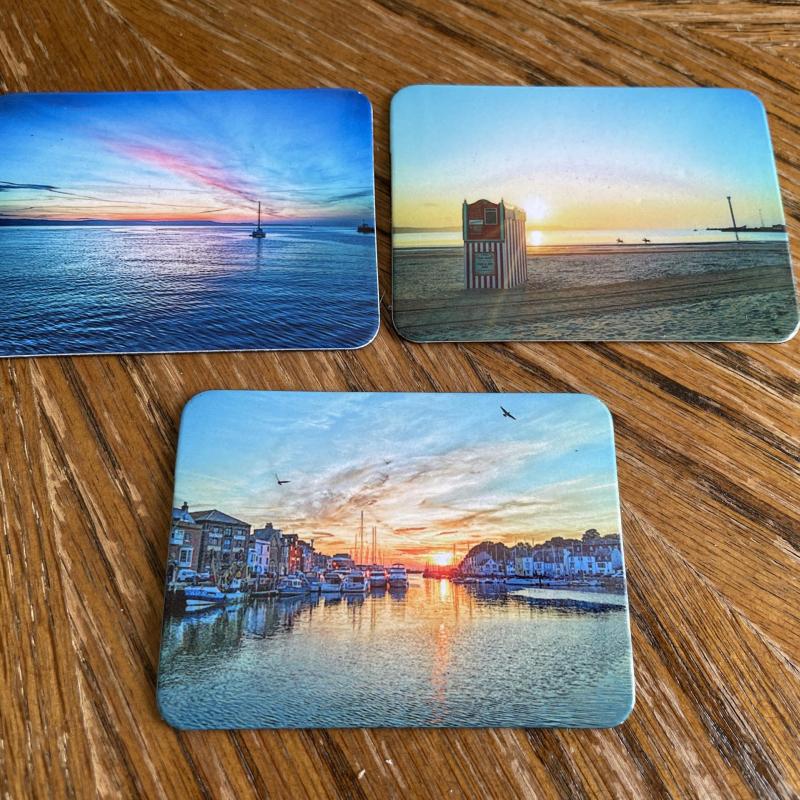 Pack of 3 Fridge Magnet of Weymouth Dorset