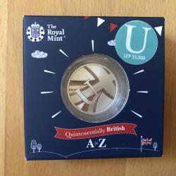 2018 10p A-Z Silver Proof Coin Royal Mint U Union Jack