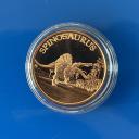 Spinosaurus Dinosaur, 1 avdp oz Copper Round - 999 Fine Copper