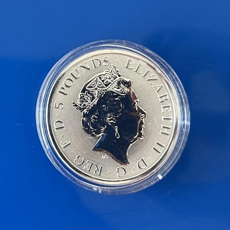 2021 The Queen's Beasts Completer 2oz fine silver coin