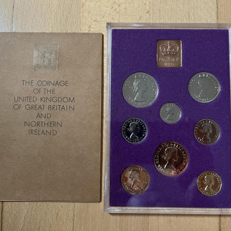 1970 UK Proof Coin Set - Coinage of Great Britain & Northern Ireland