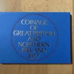 1977 UK Proof Coin Set - Coinage of Great Britain & Northern Ireland