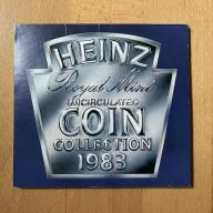 1983 Heinz Brilliant Uncirculated Coin Collection Royal Mint Annual Set