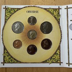 1987 Brilliant Uncirculated Coin Collection Royal Mint Annual Set