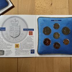 1988 Brilliant Uncirculated Coin Collection Royal Mint Annual Set